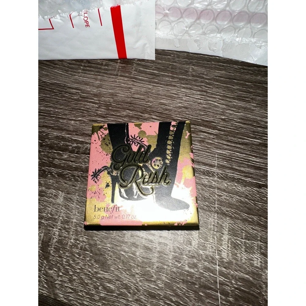 Benefit Gold Rush Warm Golden Nectar Blush Powder face Full Size‎ discontinued